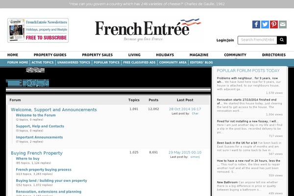 Site using bbPress plugin