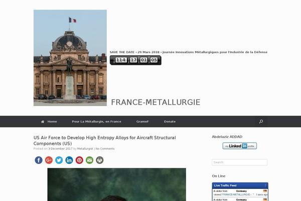 Vantage theme site design template sample