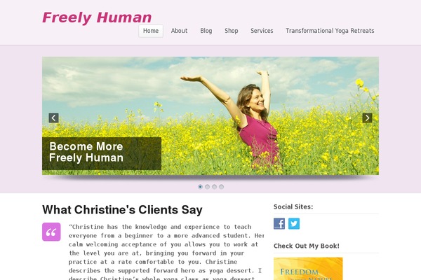 Simplicity theme site design template sample