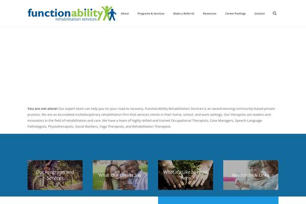 Impreza Child theme site design template sample