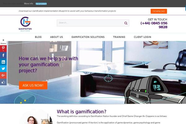 Generatepress-child theme site design template sample
