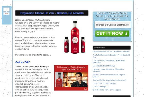 ganardinero.co site used Newspaper