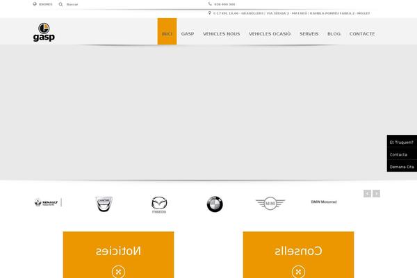 Site using CodeFlavors floating menu plugin