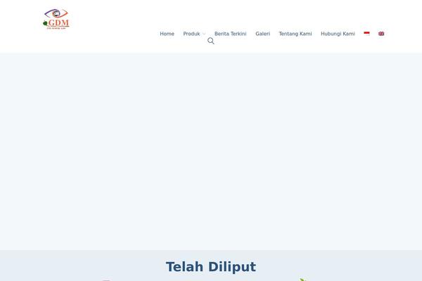 Kalium theme site design template sample