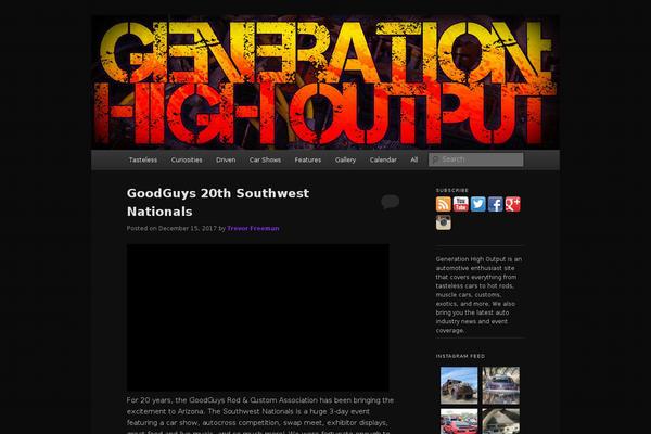 Twenty Eleven theme site design template sample