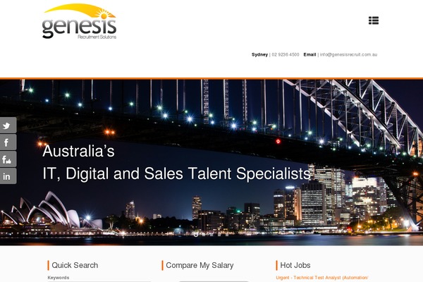 Genesis theme site design template sample