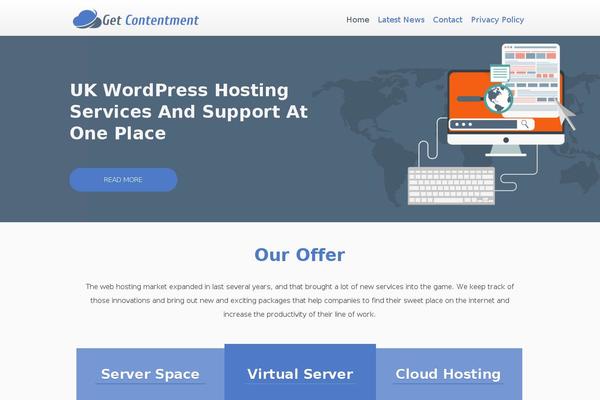 Ignition theme site design template sample