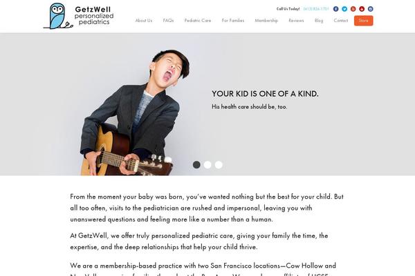 Astra Child theme site design template sample