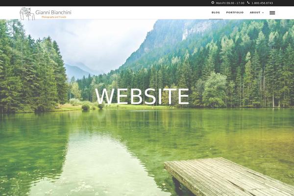 Photography theme site design template sample