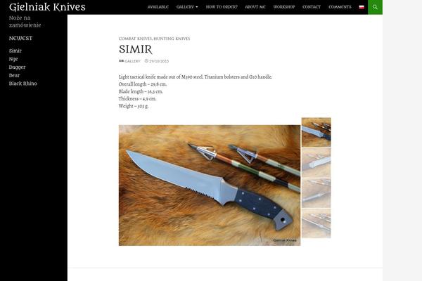 Twenty Fourteen theme site design template sample