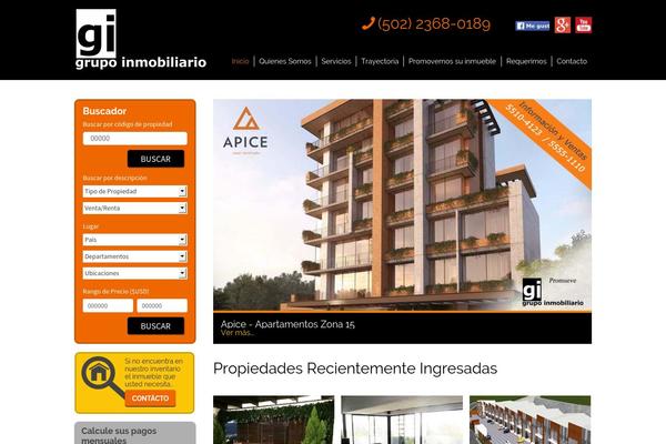 WP Residence theme site design template sample
