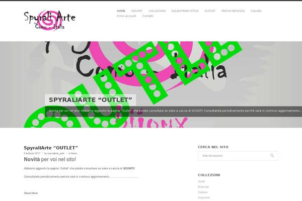 Klasik theme site design template sample