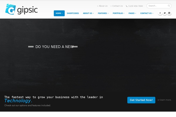 Porto theme site design template sample