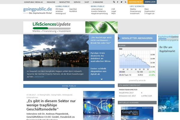 Newspaper Child theme site design template sample