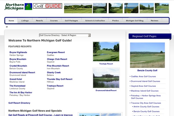 Vantage theme site design template sample