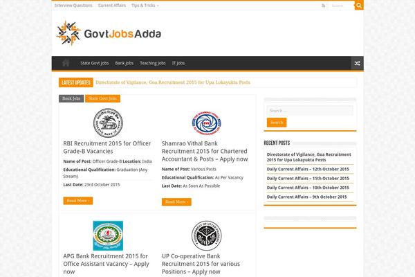 Sahifa theme site design template sample