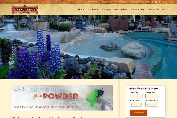 Enfold theme site design template sample