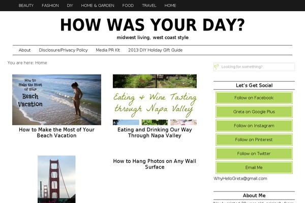 Foodie Pro theme site design template sample