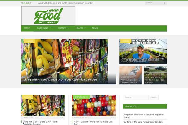 SmartMag theme site design template sample