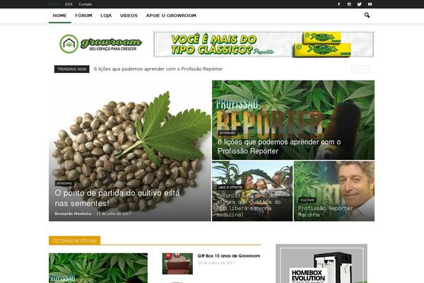 growroom.net site used GeneratePress