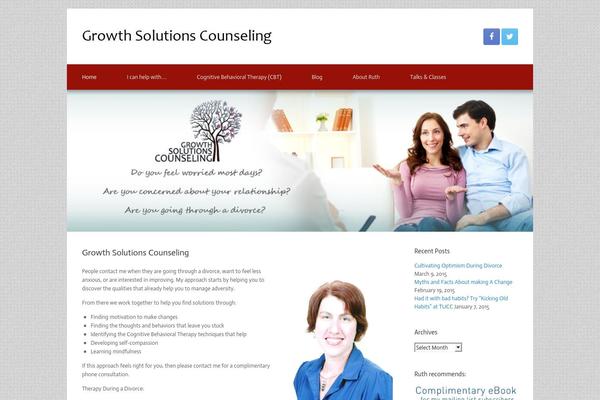 Vantage theme site design template sample