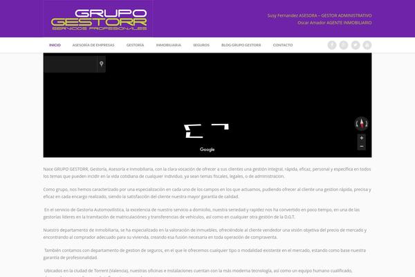 Nexus theme site design template sample