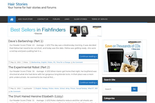 Site using TablePress plugin