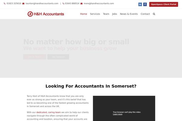 Total theme site design template sample