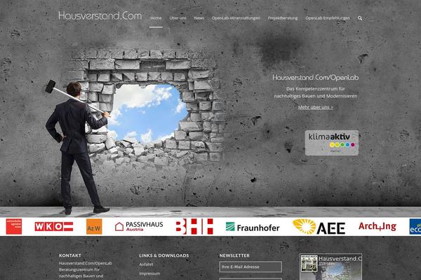 Enfold-child theme site design template sample