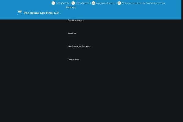 havinslaw.com site used Uncode