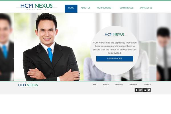 Nexus theme site design template sample