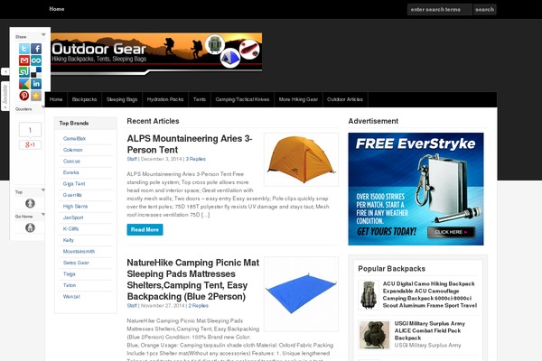 hikingbackpack.org site used WP-Prosper v2.04