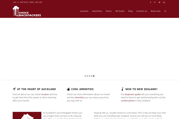 Enfold theme site design template sample