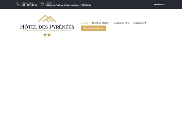 Site using Elementor plugin