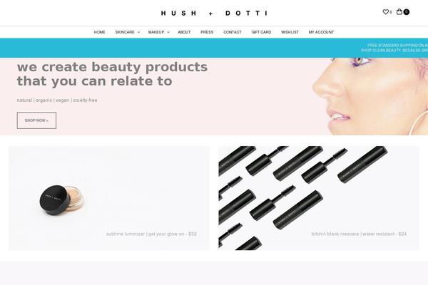 Shopkeeper Child theme site design template sample