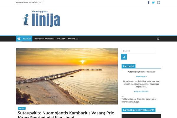 ColorMag theme site design template sample