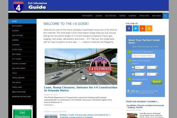 Twenty Fourteen theme site design template sample