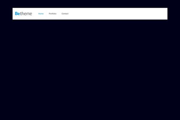 BeTheme theme site design template sample