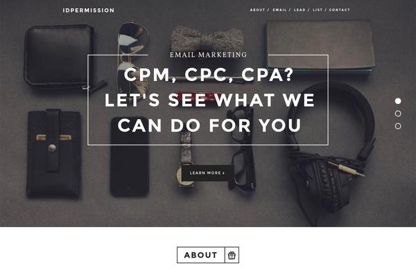 Haven theme site design template sample