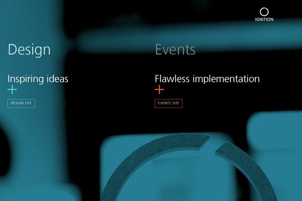 Ignition theme site design template sample