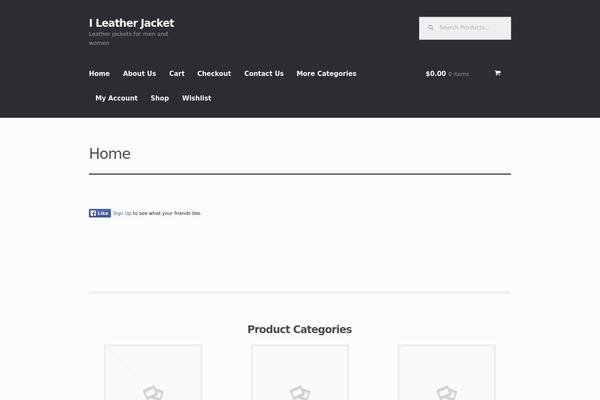 Storefront theme site design template sample