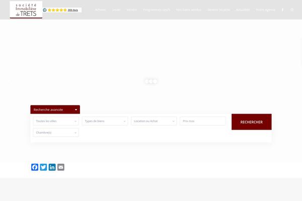 immobilier-trets.com site used WP Residence