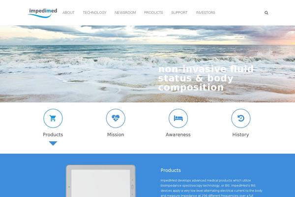 Impreza theme site design template sample