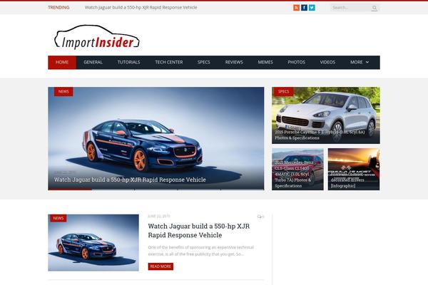 SmartMag theme site design template sample