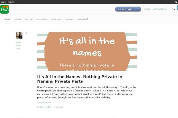 Site using Elementor plugin