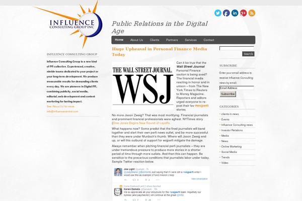 Site using News-Ticker plugin