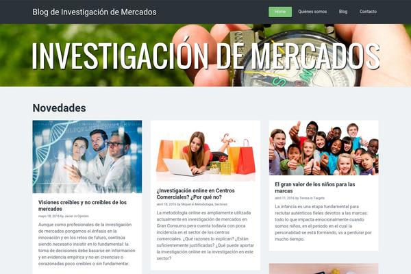 Klasik theme site design template sample