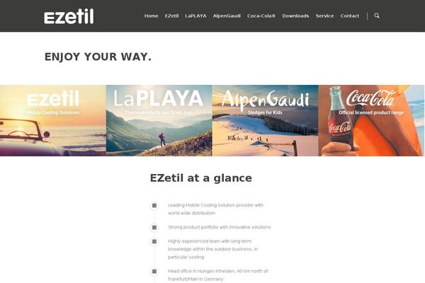 Salient Child theme site design template sample