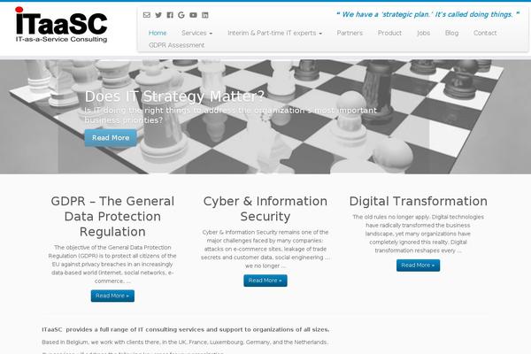 Customizr theme site design template sample