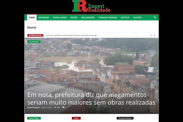 NewsMag theme site design template sample